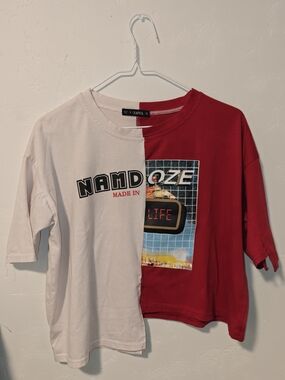 Zaful Namdoze Graphic Short Sleeve Top